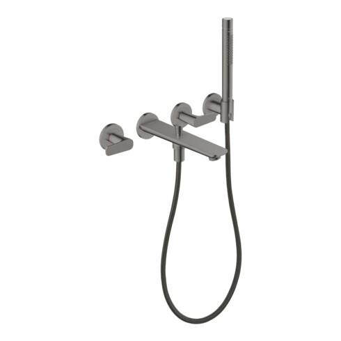 hansgrohe 3-Loch Fertigset Wannemisch.Wand UP Axor Citterio C mit HB Cubic cut PBC