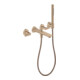 hansgrohe 3-Loch Fertigset Wannemisch.Wand UP Axor Citterio C mit HB Cubic cut PRG-1