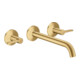 hansgrohe 3-Loch-Wannen-Armatur Axor One UP 220mm brush. gol opt