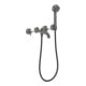 hansgrohe 3-Loch-Wannen-Armatur Axor One UP 220mm poliert blau