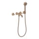 hansgrohe 3-Loch-Wannen-Armatur Axor One UP 220mm poliert rotgold
