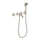 hansgrohe 3-Loch-Wannen-Armatur Axor One UP A 220mm brush. ni. m HB m Kreuz