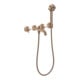hansgrohe 3-Loch-Wannen-Armatur Axor One UP A 220mm m HB m Kreuz poliert gold
