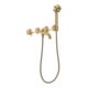 hansgrohe 3-Loch-Wannen-Armatur Axor One UP A 220mm pol. gol opt