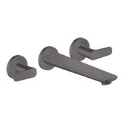 hansgrohe 3-Loch-Wannenarmatur Axor Citterio o. Struk., brush. bla vc, UP Wandmontage