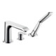 hansgrohe 3-Loch Wannenrand Einhebelmischer METRIS DN 15 chrom-1
