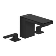hansgrohe 3-Loch-Waschtischarmatur 110 Axor MyEdition A 150mm, m Pus-Op-Abl, m Pl, msw/SwGl.