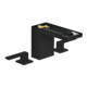 hansgrohe 3-Loch-Waschtischarmatur 110 Axor MyEdition A 150mm, m Pus-Op-Abl, o. Pl., matt-sw-1
