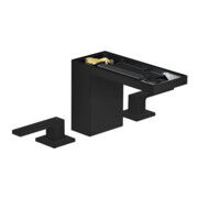 hansgrohe 3-Loch-Waschtischarmatur 110 Axor MyEdition A 150mm, m Pus-Op-Abl, o. Pl., matt-sw