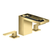 hansgrohe 3-Loch-Waschtischarmatur 110 Axor MyEdition A 150mm, m Pus-Op-Abl, o Pl, po gol opt