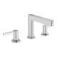 hansgrohe 3-Loch-Waschtischarmatur 110 Finoris mit Push-Open-Ablaufgarnitur, chrom-1