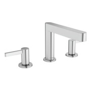 hansgrohe 3-Loch-Waschtischarmatur 110 Finoris mit Push-Open-Ablaufgarnitur, chrom