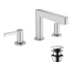 hansgrohe 3-Loch-Waschtischarmatur 110 Finoris mit Push-Open-Ablaufgarnitur, chrom-3