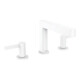 hansgrohe 3-Loch-Waschtischarmatur 110 Finoris mit Push-Open-Ablaufgarnitur, mattweiß-1