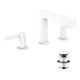 hansgrohe 3-Loch-Waschtischarmatur 110 Finoris mit Push-Open-Ablaufgarnitur, mattweiß-3