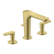 hansgrohe 3-Loch-Waschtischarmatur 125 Axor Citterio C mit Zugstangen Ablaufg.BB