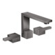 hansgrohe 3-Loch-Waschtischarmatur 130 Axor Edge Ausl. 173mm, Diamantschl., pol. bla vc-1
