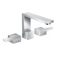 hansgrohe 3-Loch-Waschtischarmatur 130 Axor Edge Ausladung 173mm, Diamantschliff, chrom-1