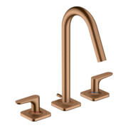 hansgrohe 3-Loch-Waschtischarmatur 160 Axor Citterio M A 135mm, m HG, ZugstAblGar, Ros, b bron