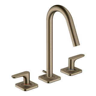 hansgrohe 3-Loch-Waschtischarmatur 160 Axor Citterio M A 135mm, m HG, ZugstAblGar, Ros, b ni.