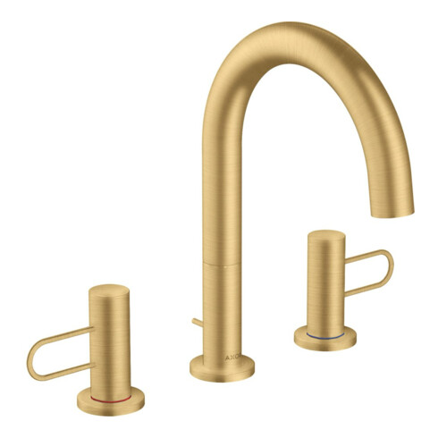 hansgrohe 3-Loch-Waschtischarmatur 160 Axor Uno A 173mm, m Bügelg, ZugstAblGar, b g opt