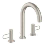 hansgrohe 3-Loch-Waschtischarmatur 160 Axor Uno A 173mm, m Bügelg, ZugstAblGar, ED