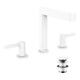 hansgrohe 3-Loch-Waschtischarmatur 160 Finoris mit Push-Open-Ablaufgarnitur, mattweiß-3