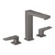 hansgrohe 3-Loch-Waschtischarmatur 160 Metropol m HG, Pus-Op-Abl, A 152mm, brush. bla vc-1