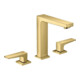 hansgrohe 3-Loch-Waschtischarmatur 160 Metropol m HG, Pus-Op-Abl, A 152mm, pol. gol opt-1