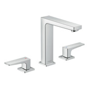 hansgrohe 3-Loch-Waschtischarmatur 160 Metropol m HG, Pus-Op-Abl, Ausl. 152mm, chr