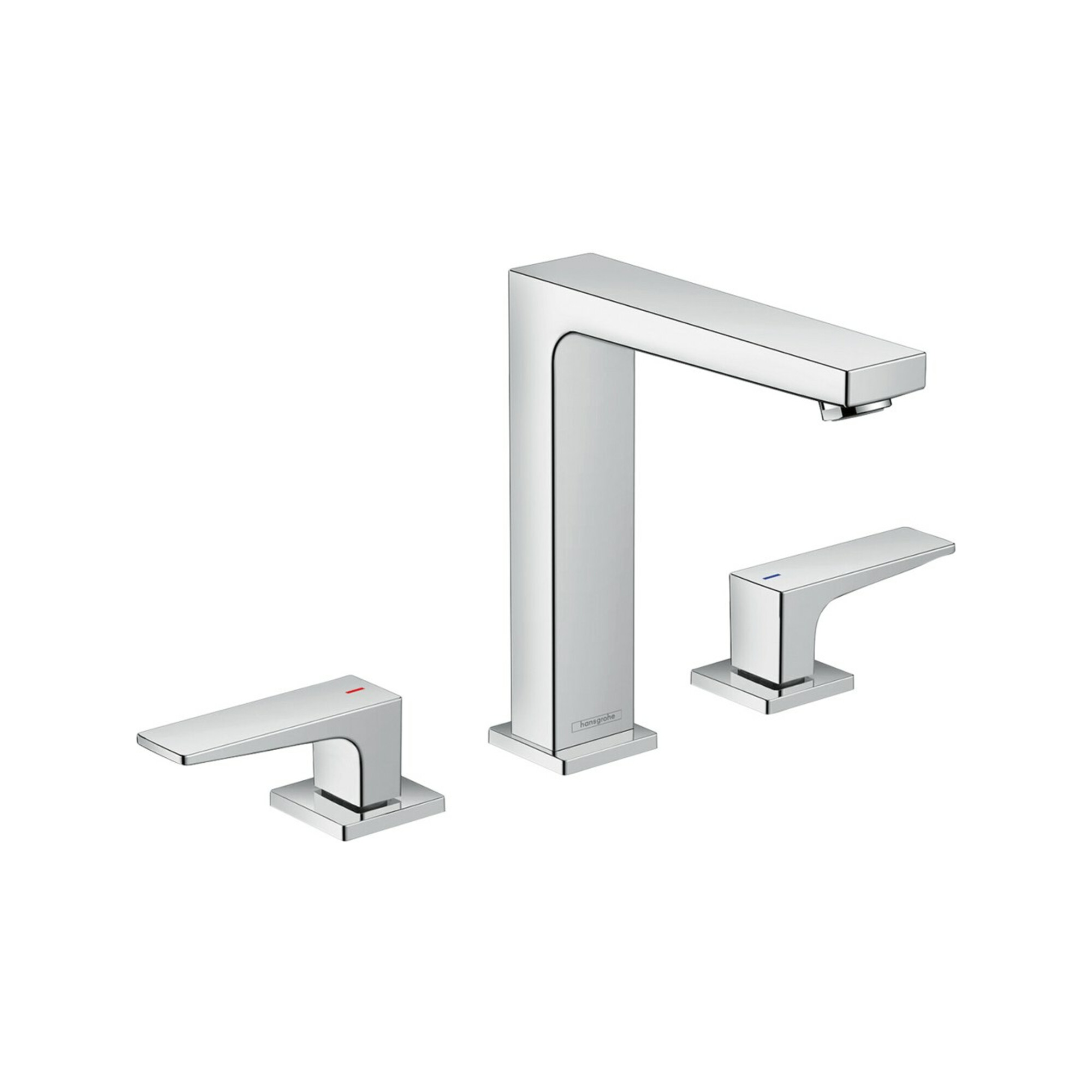 hansgrohe 3-Loch-Waschtischarmatur 160 Metropol m HG, Pus-Op-Abl, Ausl. 152mm, chr