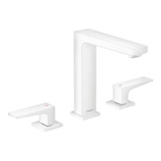 hansgrohe 3-Loch-Waschtischarmatur 160 Metropol m HG, Pus-Op-Abl, Ausl. 152mm, m.-we