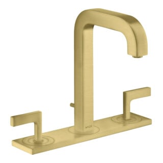 hansgrohe 3-Loch-Waschtischarmatur 170 Axor Citterio A 140mm, m H-Gr, ZugstAblGar, Pl, b br
