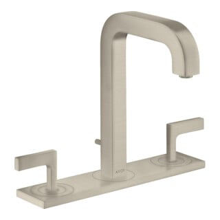 hansgrohe 3-Loch-Waschtischarmatur 170 Axor Citterio A 140mm, m H-Gr, ZugstAblGar, Pl, b ni.
