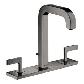 hansgrohe 3-Loch-Waschtischarmatur 170 Axor Citterio A 140mm, m H-Gr, ZugstAblGar, Pl, po b v