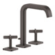 hansgrohe 3-Loch-Waschtischarmatur 170 Axor Citterio E A 165mm, m ZugstAblGar, Ros, b bla vc-1