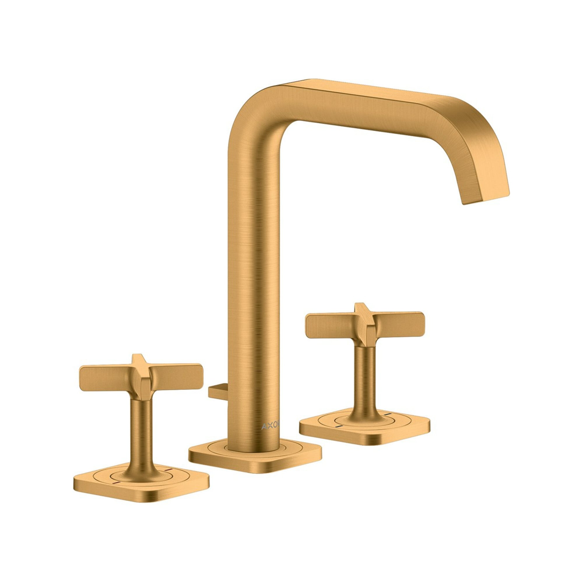 hansgrohe 3-Loch-Waschtischarmatur 170 Axor Citterio E A 165mm, m ZugstAblGar, Ros, b gol opt