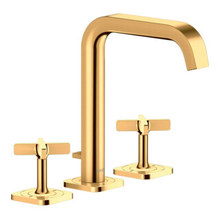 hansgrohe 3-Loch-Waschtischarmatur 170 Axor Citterio E A 165mm, m ZugstAblGar, Ros, po gol opt