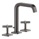 hansgrohe 3-Loch-Waschtischarmatur 170 Axor Citterio E A 165mm, m ZugstAblGar, Ros, pol. bla vc-1