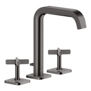 hansgrohe 3-Loch-Waschtischarmatur 170 Axor Citterio E A 165mm, m ZugstAblGar, Ros, pol. bla vc