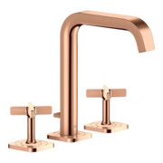 hansgrohe 3-Loch-Waschtischarmatur 170 Axor Citterio E A 165mm, m ZugstAblGar, Ros, pol. r gol