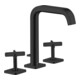 hansgrohe 3-Loch-Waschtischarmatur 170 Axor Citterio E A 165mm, m ZugstAblGar, Roset., matt-sw-1