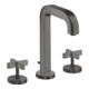 hansgrohe 3-Loch-Waschtischarmatur 170 Axor Citterio m A 140mm, Kreuz, ZugstAblGar, Ros, b b-1