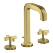 hansgrohe 3-Loch-Waschtischarmatur 170 Axor Citterio m A 140mm, Kreuz, ZugstAblGar, Ros, b br