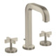 hansgrohe 3-Loch-Waschtischarmatur 170 Axor Citterio m A 140mm, Kreuz, ZugstAblGar, Ros, b ni-1