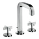hansgrohe 3-Loch-Waschtischarmatur 170 Axor Citterio m A 140mm, Kreuz, ZugstAblGar, Ros, chr-1