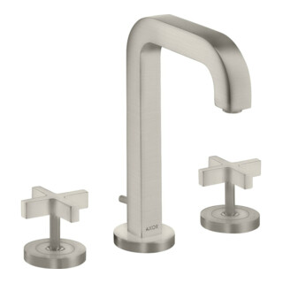 hansgrohe 3-Loch-Waschtischarmatur 170 Axor Citterio m A 140mm, Kreuz, ZugstAblGar, Ros, ED