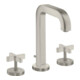 hansgrohe 3-Loch-Waschtischarmatur 170 Axor Citterio m A 140mm, Kreuz, ZugstAblGar, Ros, ED-1