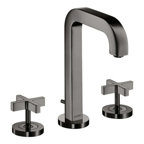 hansgrohe 3-Loch-Waschtischarmatur 170 Axor Citterio m A 140mm, Kreuz, ZugstAblGar, Ros, po b