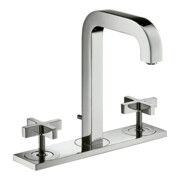 hansgrohe 3-Loch-Waschtischarmatur 170 Axor Citterio m A 140mm, m KrG, ZugstAblGar, Pl., chr